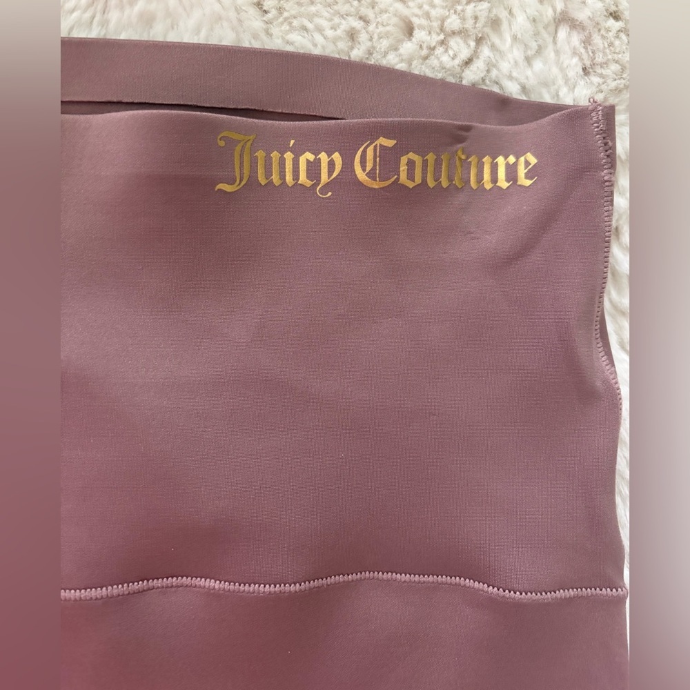 Juicy Couture Body Shaping Scuba High Mauve Purple Shorts Size: Large - Picture 2 of 5